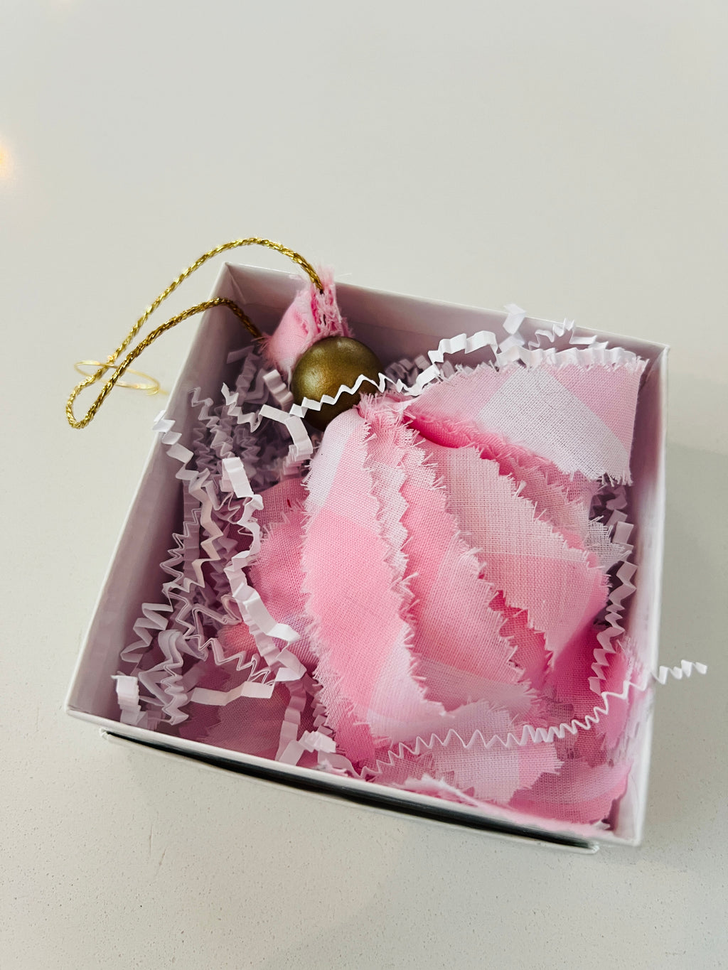 Pink & White Tassel-BREAST CANCER AWARENESS TASSEL